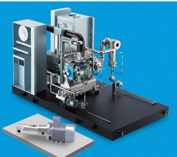 Certae industriae velocitate arida Type oleum-Free Air Compressor stupra
